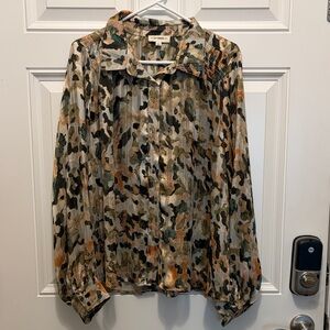 Eesome Multicolor Camouflage Women's Blouse